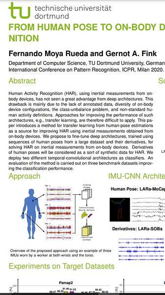 From Human Pose to On-Body Devices for Human-Activity Recognition