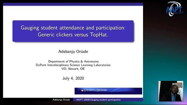 Gauging student attendance and participation: Generic clickers versus TopHat