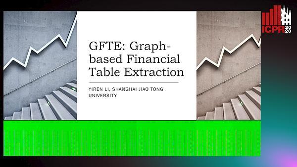 GFTE: Graph-based Financial Table Extraction