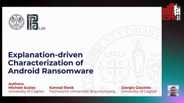 Explanation-driven Characterization of Android Ransomware