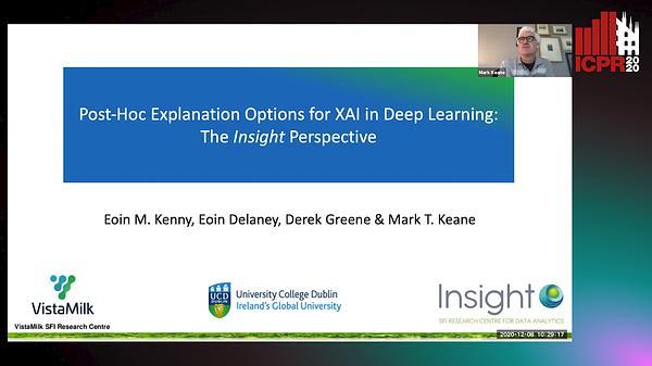 Post-Hoc Explanation Options for XAI in Deep Learning: The Insight Centre for Data Analytics Perspective