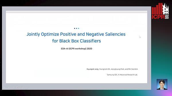 Jointly Optimize Positive and Negative Saliencies for Black Box Classifiers