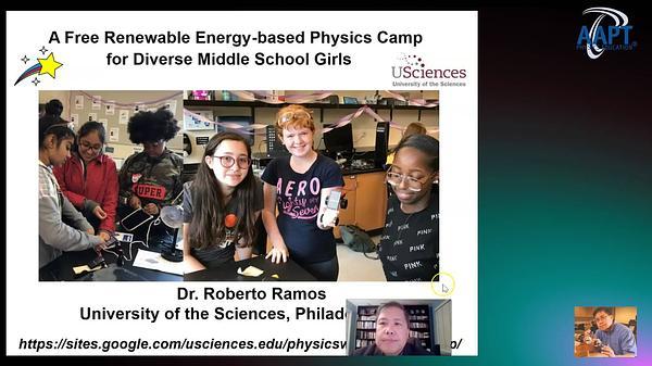 A Free Renewable Energy-based Physics Camp for Diverse Middle School Girls