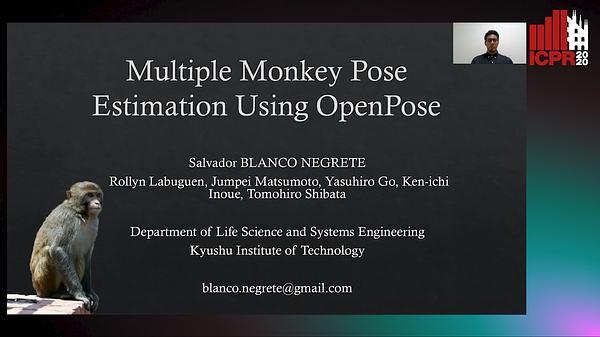 Multiple Monkey Pose Estimation Using OpenPose
