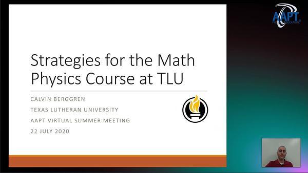 Strategies for the Math Physics Course at TLU
