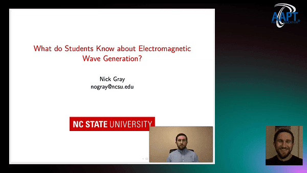What do Students Know about Electromagnetic Wave Generation?