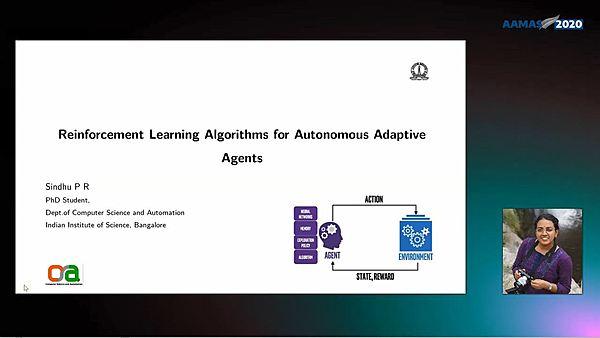 Reinforcement Learning Algorithms for Autonomous Adaptive Agents