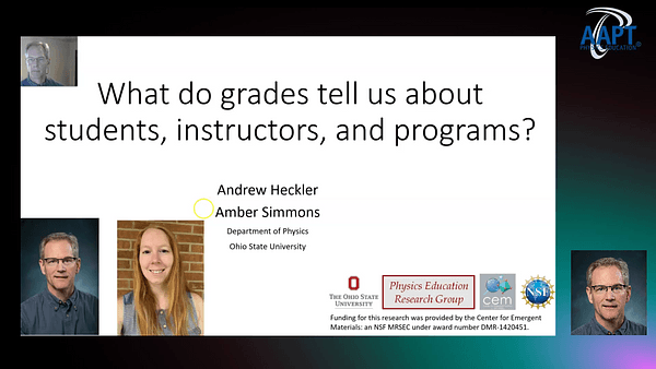 What do grades tell us about students, instructors, and programs?