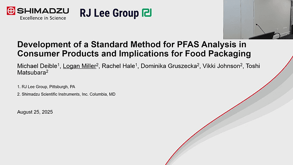 Development of a Standard Method for PFAS Analysis in Consumer Products and Implications for Food Packaging