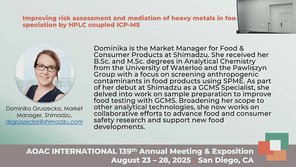 Improving Risk Assessment and Mediation of Heavy Metals in Foods Using Speciation by HPLC Coupled ICP-MS
