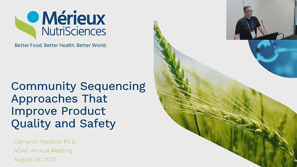 Community Sequencing Approaches that Improved Product Quality and Safety