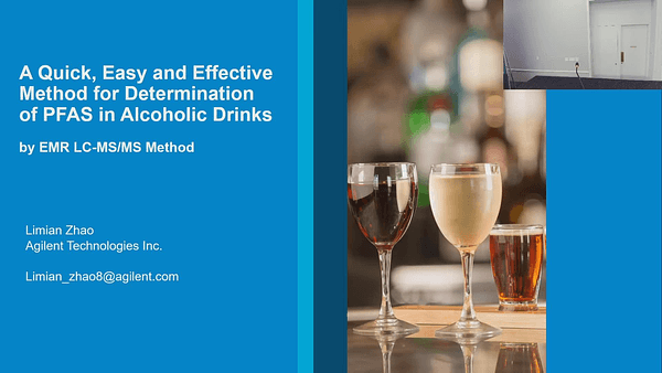 A Quick, Easy and Effective Method for Determination of 43 PFAS in Alcoholic Drinks by EMR LC-MS/MS Method