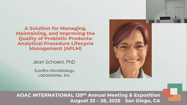 A Solution for Managing, Maintaining, and Improving the Quality of Probiotic Products: Analytical Procedure Lifecycle Management (APLM)