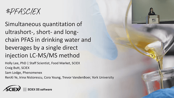 Simultaneous Quantitation of Ultrashort-, Short- and Long-Chain PFAS in Drinking Water and Beverages by a Single Direct Injection LC-MS/MS Method