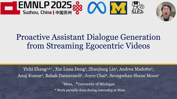 Proactive Assistant Dialogue Generation from Streaming Egocentric Videos