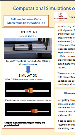 Computational Simulations of Introductory Lab Experiments in Physics I