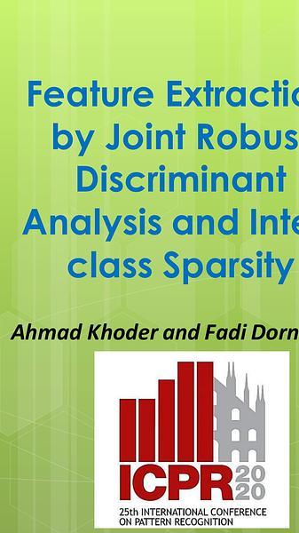 Linear Embedding by Joint Robust Discriminant Analysis and Inter-class Sparsity