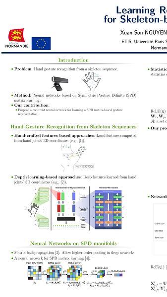 Learning Recurrent High-order Statistics
for Skeleton-based Hand Gesture Recognition