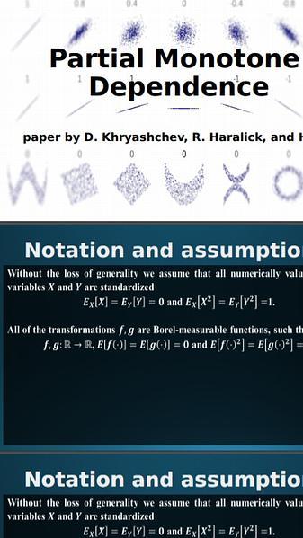 Partial Monotone Dependence