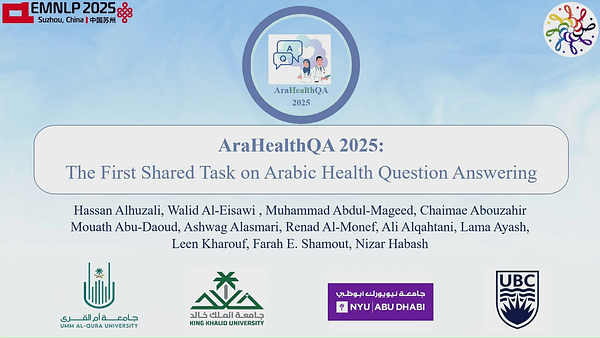 AraHealthQA 2025: TheFirst Shared Task on Arabic Health Question Answering