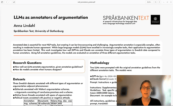 LLMs as annotators of argumentation