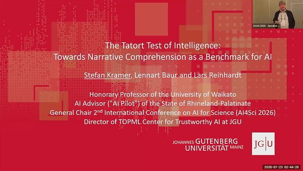 The Tatort Test of Intelligence: Towards Narrative Comprehension as a Benchmark for AI