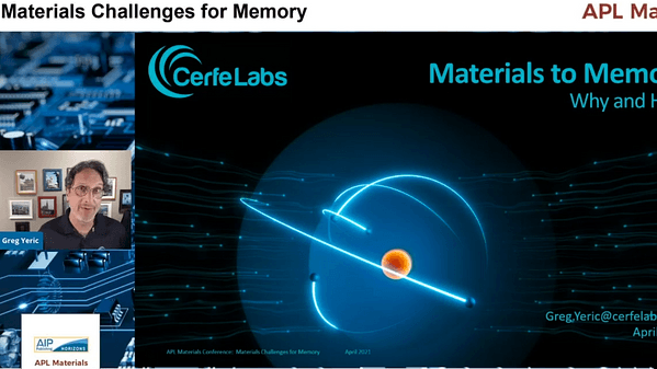 Materials to memory: why and how