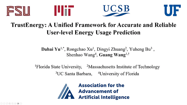 TrustEnergy: A Unified Framework for Accurate and Reliable User-level Energy Usage Prediction