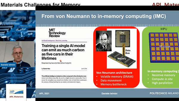 Devices and materials for in-memory computing: challenges and opportunities