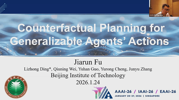 Counterfactual Planning for Generalizable Agents’ Actions