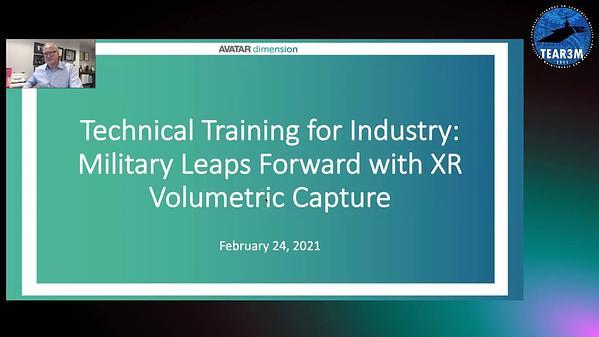 Technical Training for Industry and Military Leaps Forward with XR Volumetric Capture