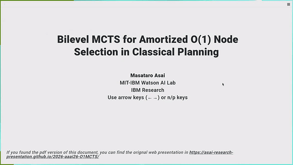 Bilevel MCTS for Amortized O(1) Node Selection in Classical Planning