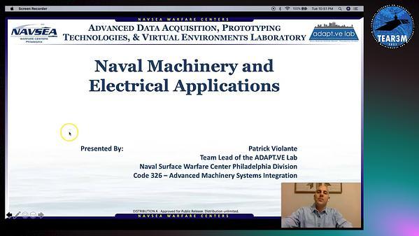 Naval Machinery and Electrical System Applications
