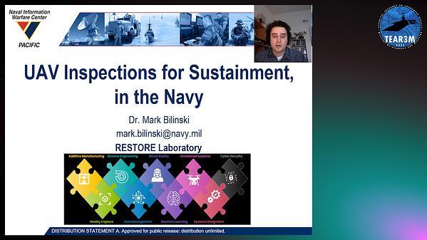 NIWC Pacific, RESTORE Lab: “UAV inspections for sustainment, in the Navy”