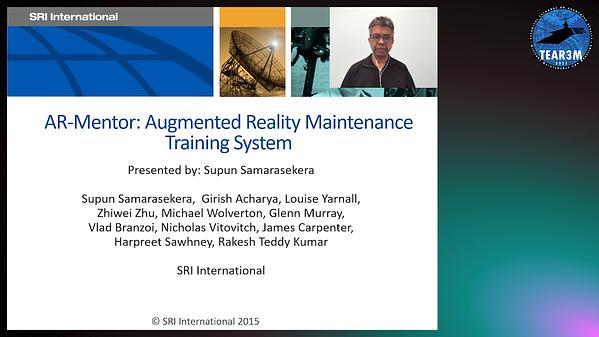 AR-Mentor: Augmented Reality Maintenance Training System