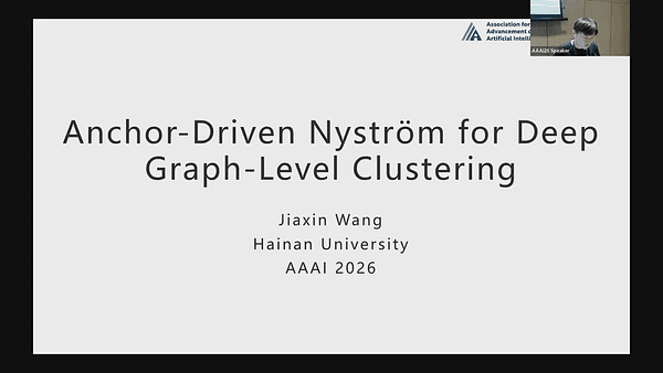 Anchor-Driven Nyström for Deep Graph-Level Clustering