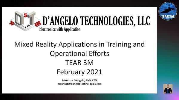 Mixed Reality Applications in Training and Operational Efforts