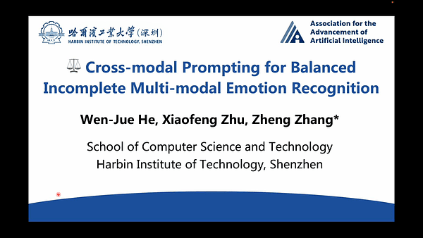 Cross-modal Prompting for Balanced Incomplete Multi-modal Emotion Recognition