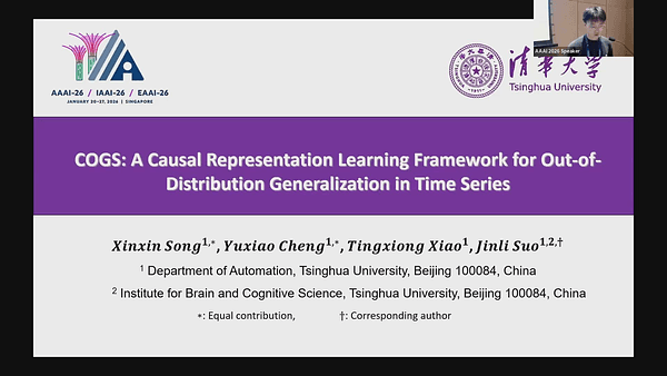 COGS: A Causal Representation Learning Framework for Out-of-Distribution Generalization in Time Series