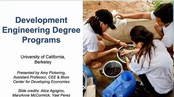 Development Engineering Degree Programs