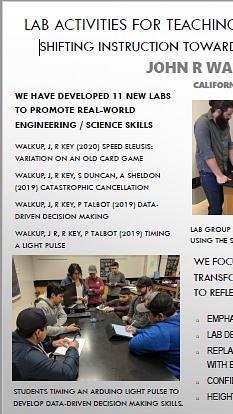 Lab Activities for Teaching Science and Engineering Processes