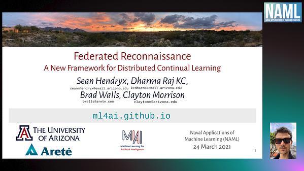 Federated Reconnaissance: A New Framework for Distributed Continual Learning