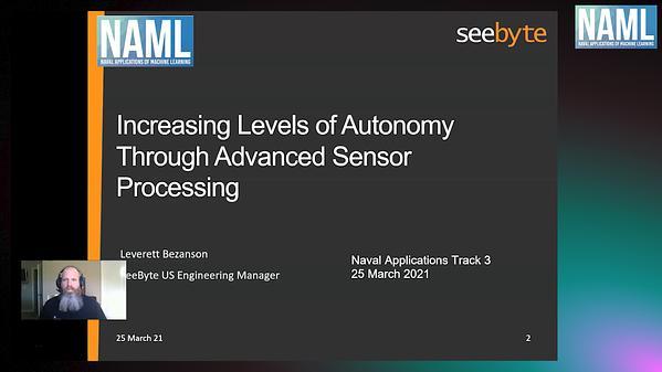 Increasing Levels of Autonomy Through Advanced Sensor Processing