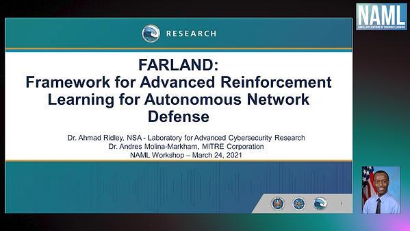 FARLAND (Framework for Advanced Reinforcement Learning for Autonomous Network Defense)