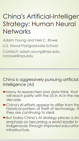 China's Artificial-Intelligence Strategy: Human Neural Networks