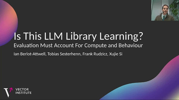 Is This LLM Library Learning? Evaluation Must Account For Compute and Behaviour