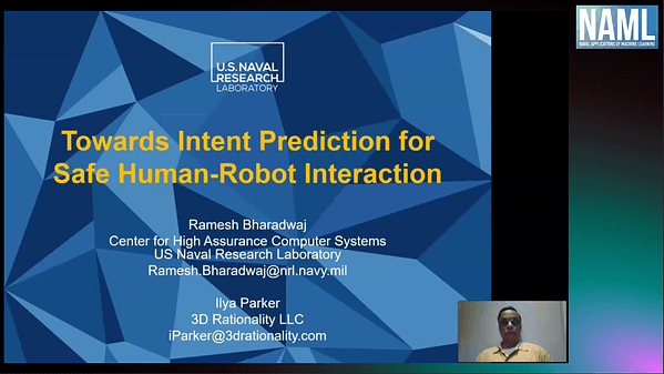 Towards Intent Prediction for Safe Human-Robot Interaction
