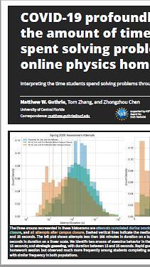 A tale of two guessing strategies: interpreting the time students spend solving problems through online log data