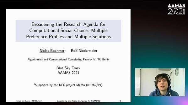 Broadening the Research Agenda for Computational Social Choice: Multiple Preference Profiles and Multiple Solutions (Blue Sky Ideas Track)