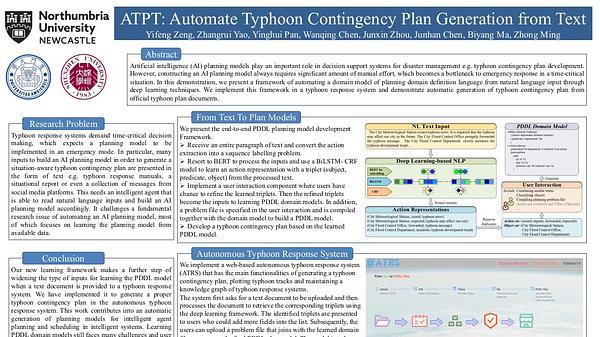 ATPT: Automate Typhoon Contingency Plan Generation from Text
